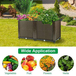 Elevated Garden Flowerpot For Outdoor Plants