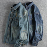Washed Vintage Denim Shirt For Men