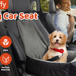 Dog Car Seat, Pet Car Seat With Storage Bag And Clip-On Safety Leash, Washable Coral Fleece Dog Booster Seat For Small Medium Dogs, Small Dog Car Seat For Travel Dog Car Bed